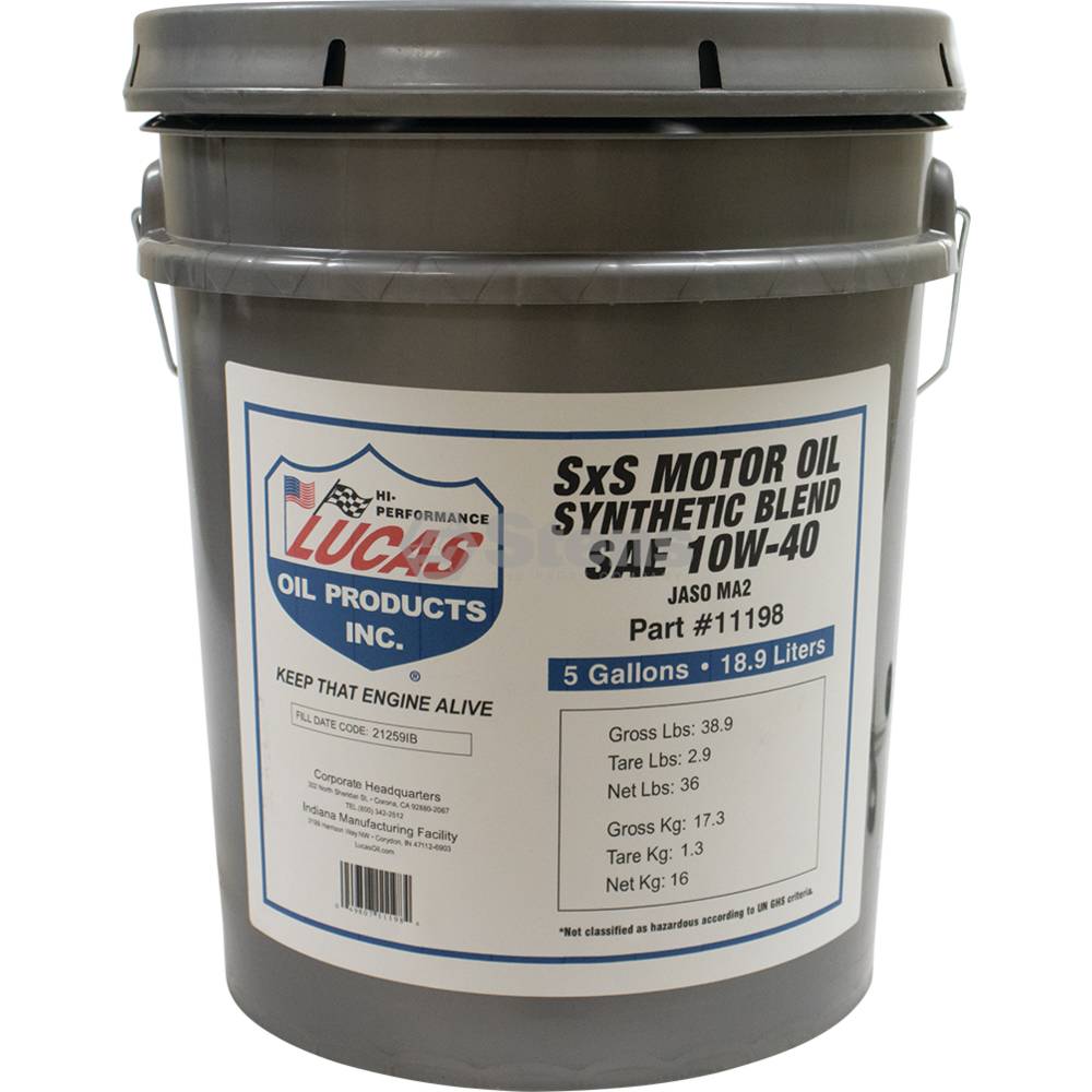 Stens Lucas Oil Semi-Synthetic SxS Engine Oil 051-902