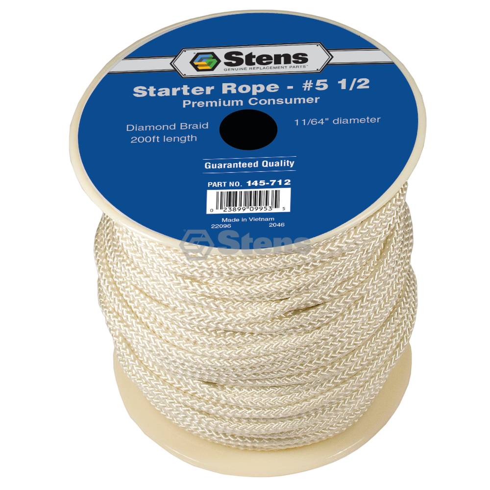 145-712 200' Diamond Braid Starter Rope