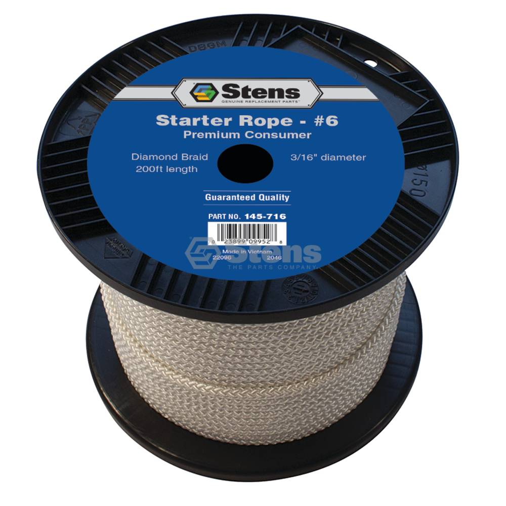 145-716 200' Diamond Braid Starter Rope