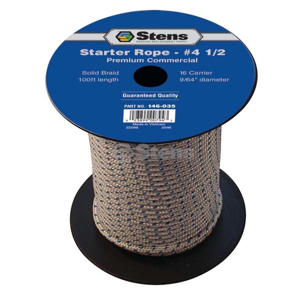 146-035 100' Solid Braid Starter Rope #4 1/2