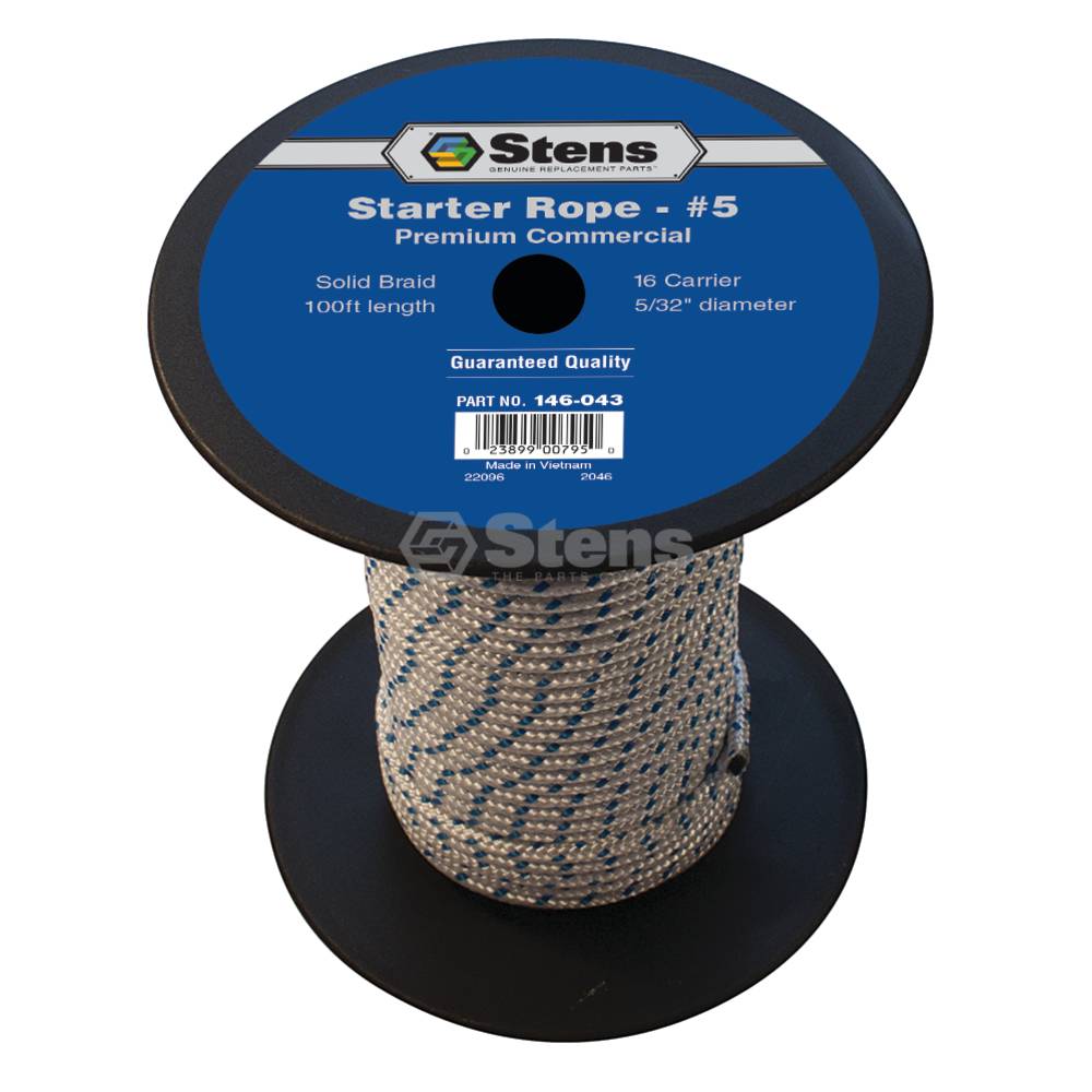 146-043 100' Solid Braid Starter Rope #5