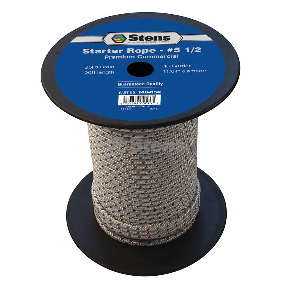 146-050 100' Solid Braid Starter Rope #5 1/2